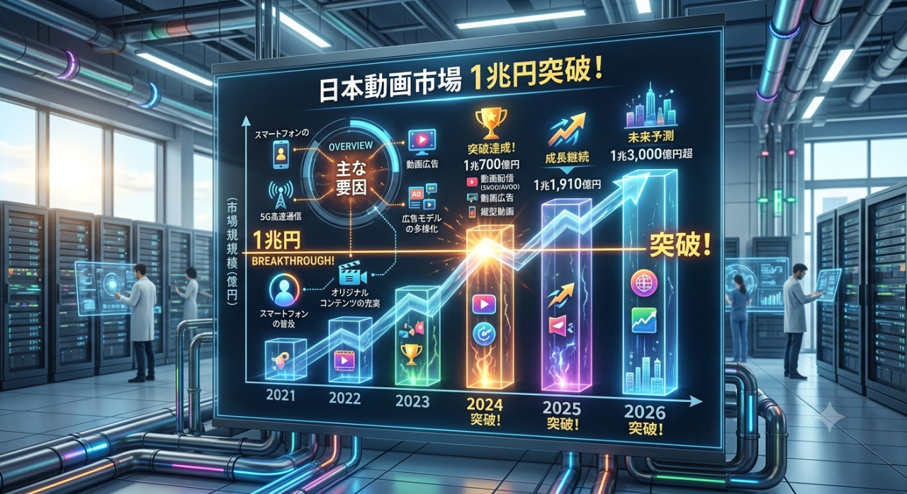 動画広告市場、ついに1兆円突破!!「いいね」はもう見られていない