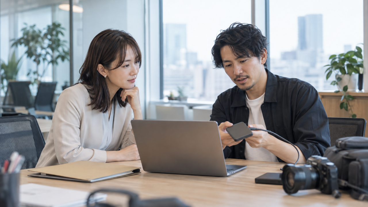 企業動画の完成後、何を保管する？再編集に備えた納品データと引き継ぎ