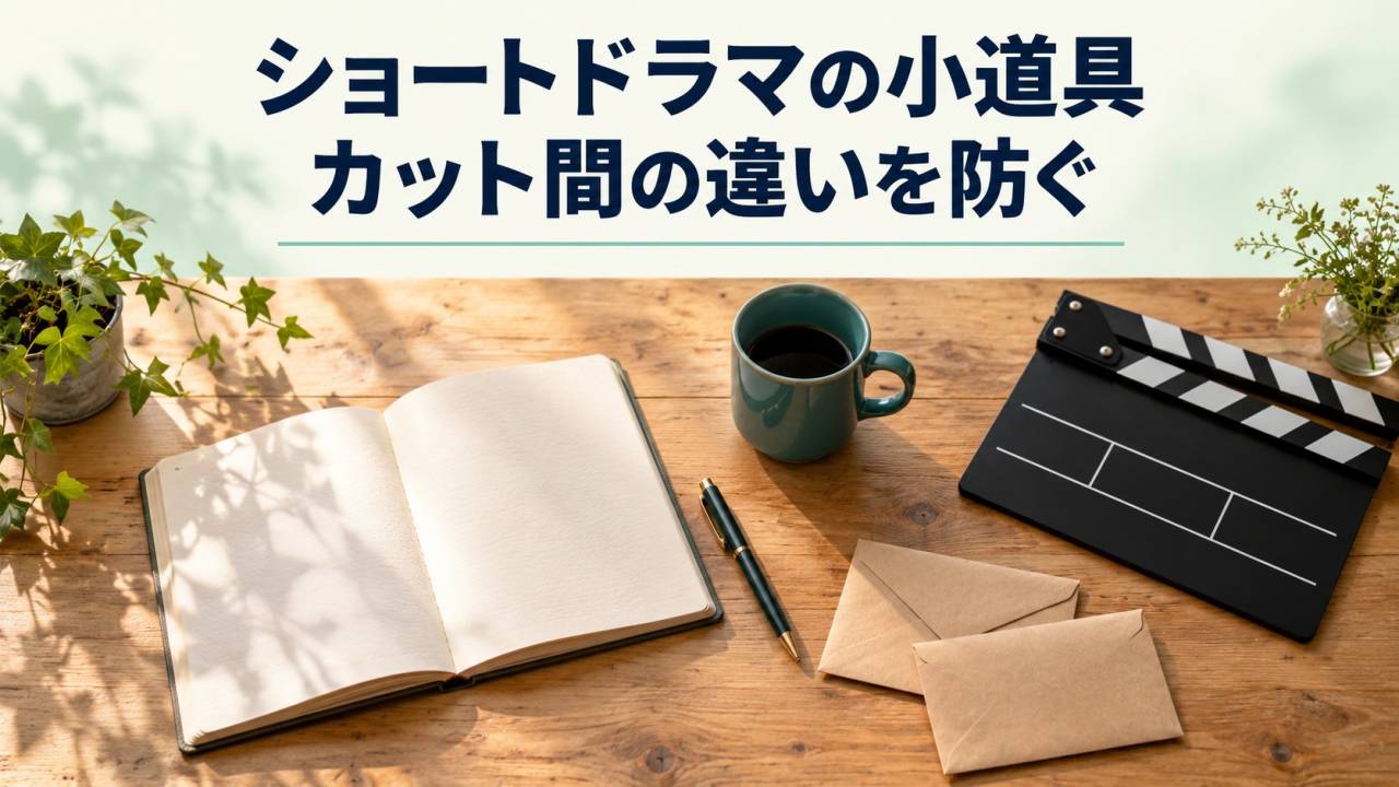 ショートドラマの小道具はどう管理する？カット間の違いを防ぐ5つの手順