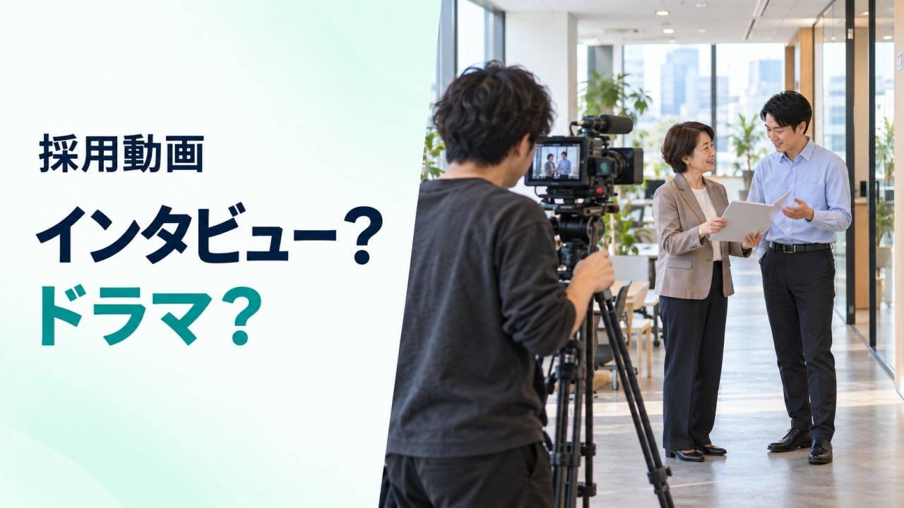 名古屋で採用動画を外注するなら、社員インタビューとショートドラマのどちらを選ぶ？